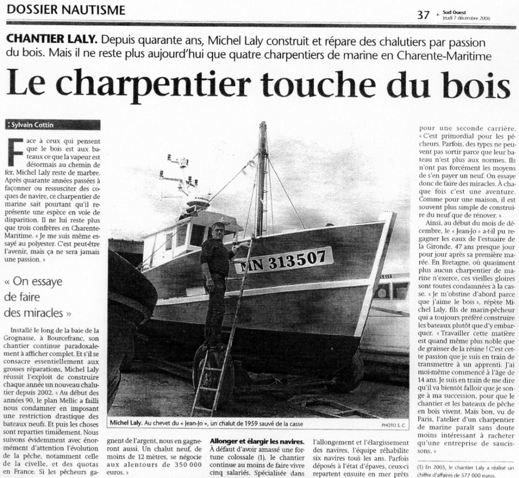 Article Sud Ouest 2006